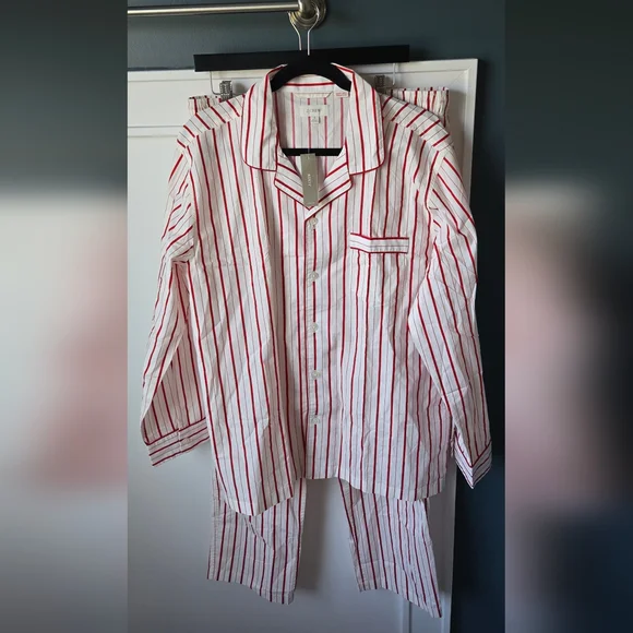 J. Crew Pajama set in cotton poplin - Picture 2 of 6